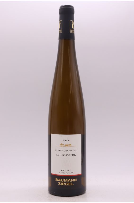 Baumann Zirgel Alsace Grand cru Riesling Schlossberg Cuvée Amélie 2015