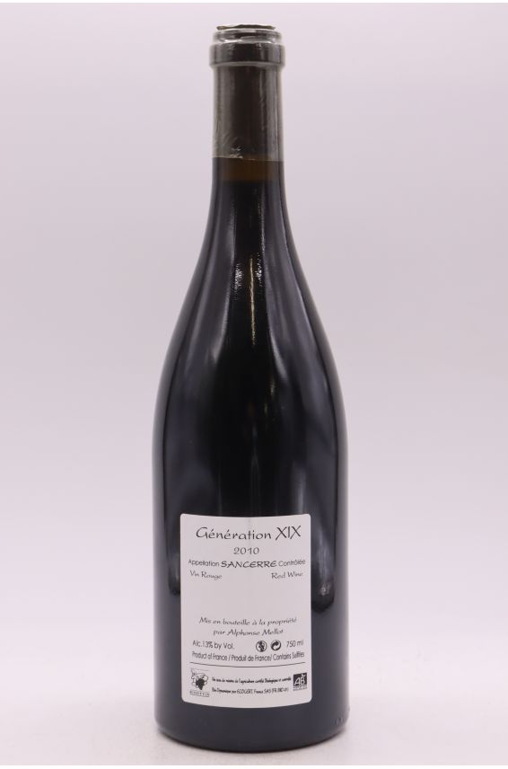 Alphonse Mellot Sancerre Génération XIX 2010 tinto
