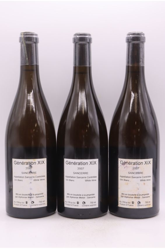Alphonse Mellot Sancerre Génération XIX 2007 blanco
