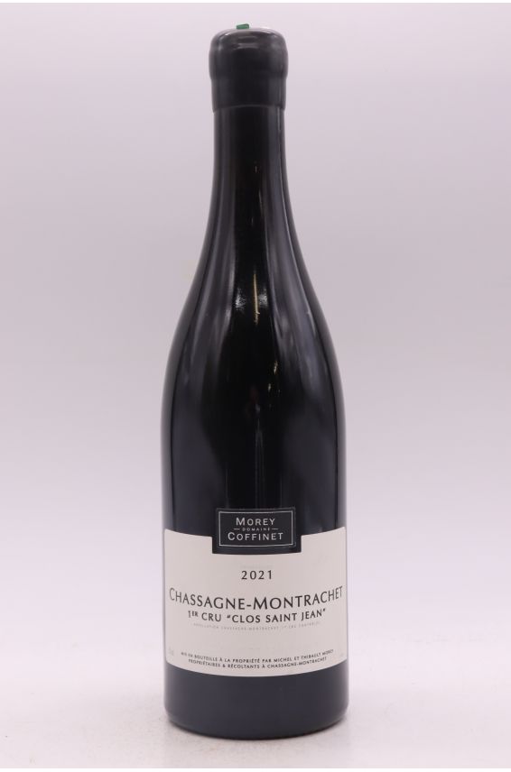 Morey Coffinet Chassagne Montrachet 1er cru Clos Saint Jean 2021 tinto