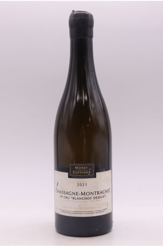Morey Coffinet Chassagne Montrachet 1er cru Blanchot Dessus 2021 blanc