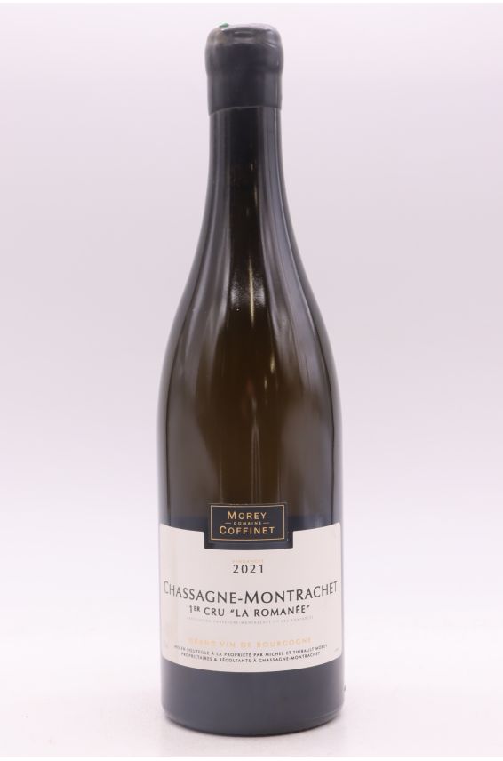 Morey Coffinet Chassagne Montrachet 1er cru La Romanée 2021 branco