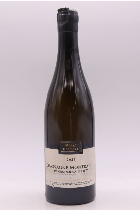 Morey Coffinet Chassagne Montrachet 1er cru En Cailleret 2021 blanco