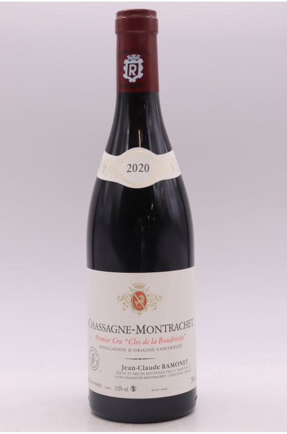 Ramonet Chassagne Montrachet 1er cru Clos de la Boudriotte 2020 rouge