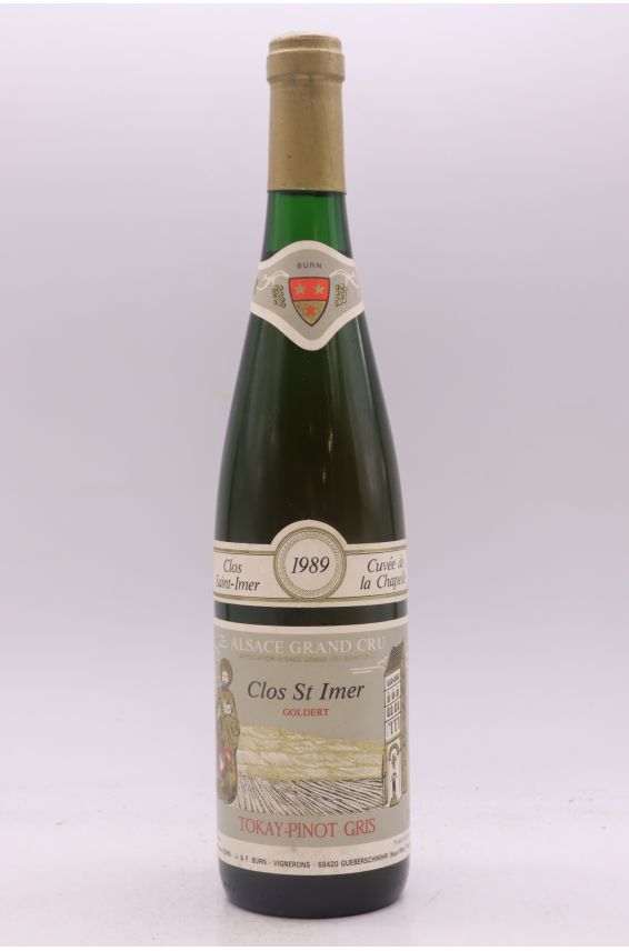 Ernest Burn Alsace Grand Cru Tokay Pinot gris Clos Saint Imer Goldert 1989