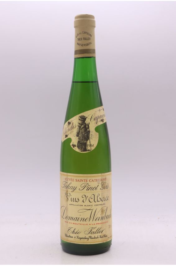 Weinbach Alsace Tokay Pinot Gris Cuvée Ste Catherine Clos des Capucins 1984 -5% DISCOUNT !