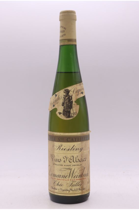 Weinbach Alsace Riesling Clos des Capucins Cuvée Théo 1983 - PROMO -10% !