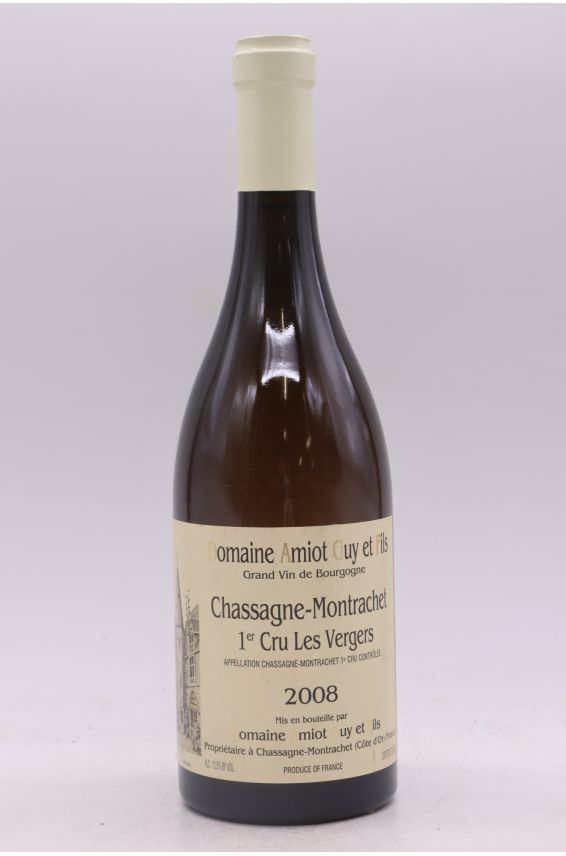 Guy Amiot Chassagne Montrachet 1er cru Les Vergers 2008