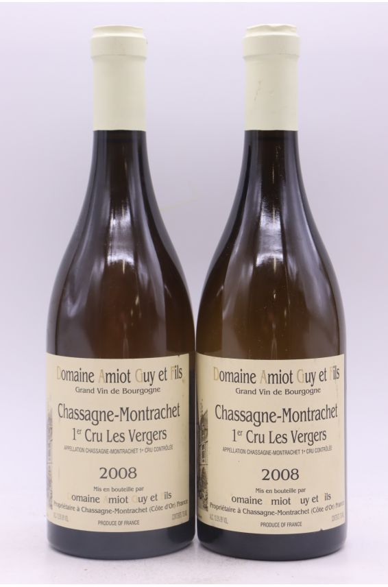 Guy Amiot Chassagne Montrachet 1er cru Les Vergers 2008