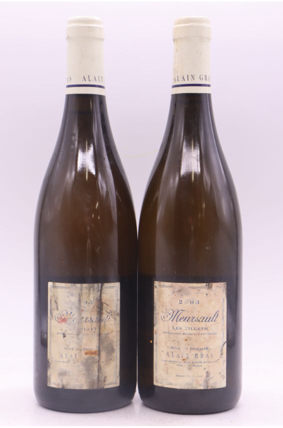 Alain Gras Meursault Les Tillets 2003 -10% DISCOUNT !
