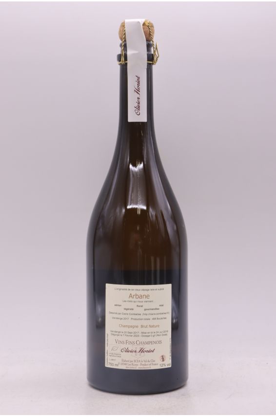 Olivier Horiot Arbane Brut Nature 2017