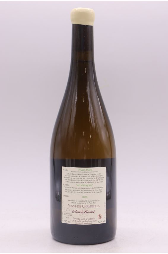 Olivier Horiot Côteaux Champenois Riceys Blanc 2020