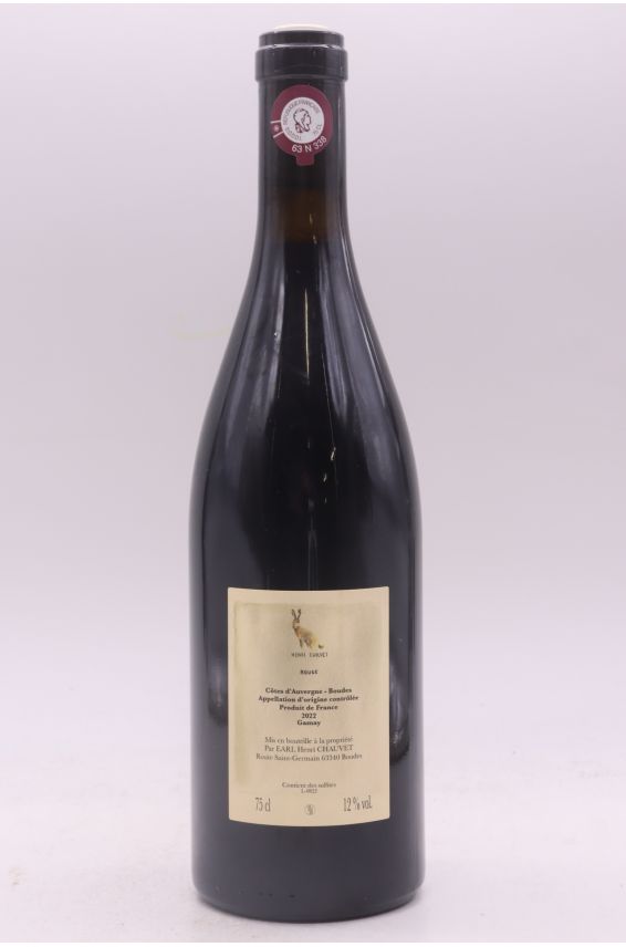 Henri Chauvet 2022 tinto
