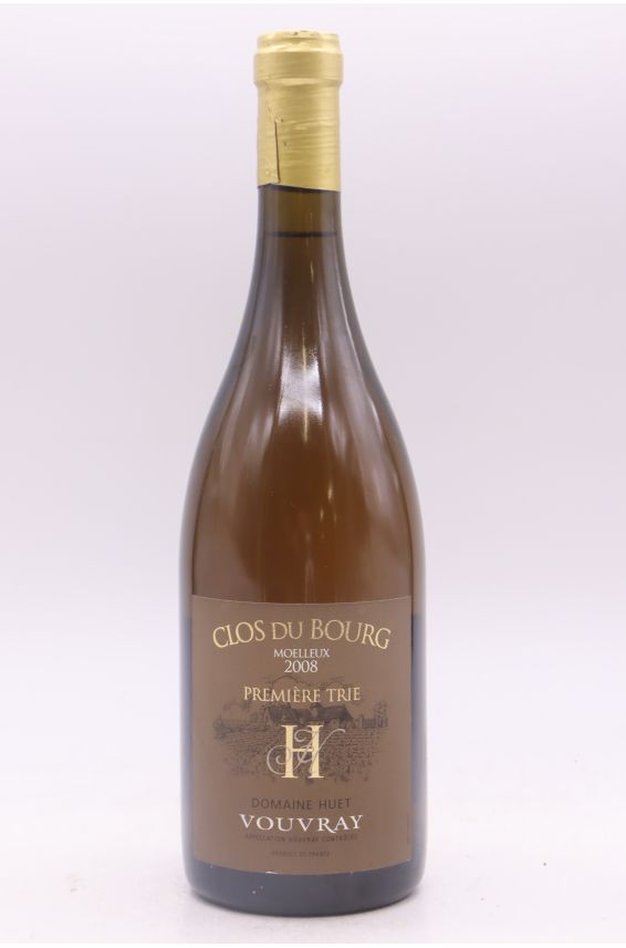 Huet Vouvray Clos du Bourg 1ère Trie Moelleux 2008