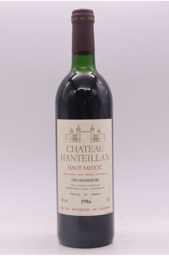 Château Hanteillan cru Bourgeois 1986 -5% DISCOUNT !