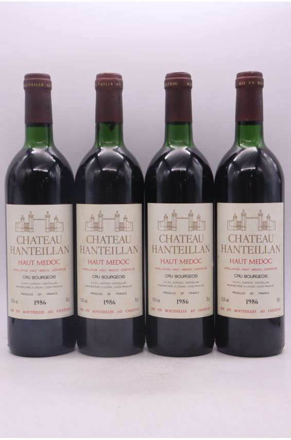 Château Hanteillan cru Bourgeois 1986 -5% DISCOUNT !