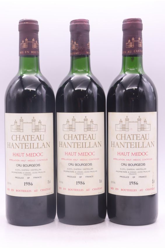 Château Hanteillan cru Bourgeois 1986 -5% DISCOUNT !