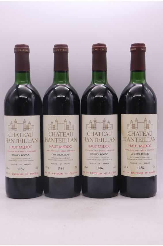 Château Hanteillan cru Bourgeois 1986 -5% DISCOUNT !