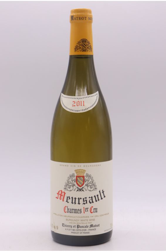 Thierry et Pascale Matrot Meursault 1er cru Charmes 2011