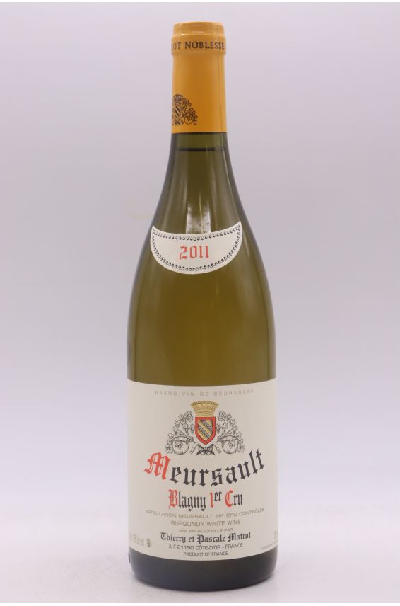 Thierry et Pascale Matrot Meursault 1er cru Blagny 2011