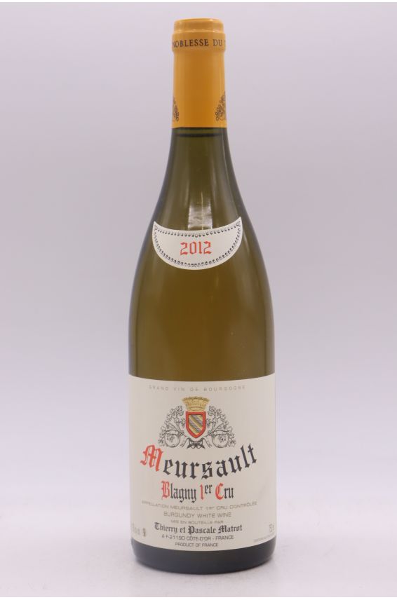 Thierry et Pascale Matrot Meursault 1er cru Blagny 2012