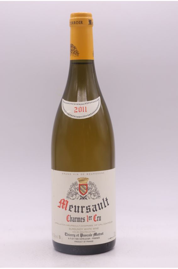 Thierry et Pascale Matrot Meursault 1er cru Charmes 2011
