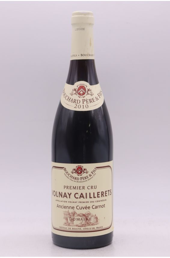 Bouchard P&F Volnay 1er cru Caillerets Ancienne Cuvée Carnot 2010