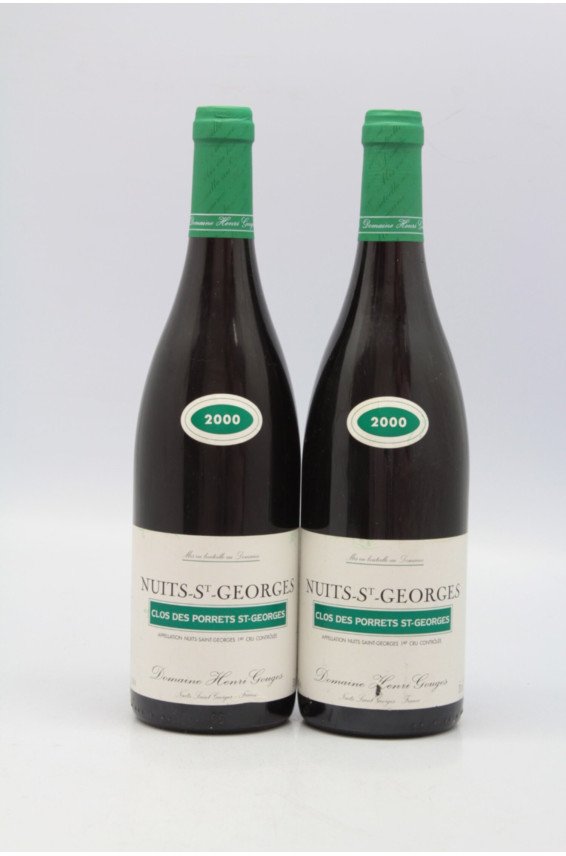Henri Gouges Nuits Saint Georges 1er cru Clos des Porrets Saint Georges 2000