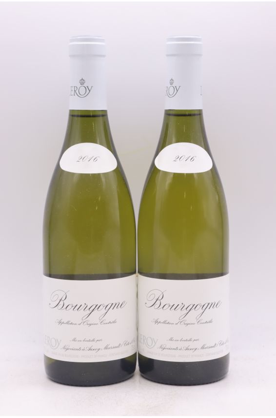 Leroy SA Bourgogne 2016 blanco