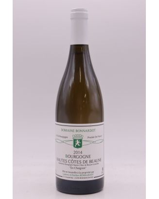 Bonnardot Bourgogne Hautes Côtes de Beaune 2014 blanco