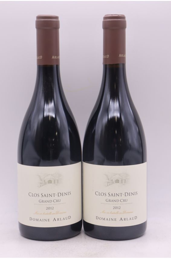Arlaud Clos Saint Denis 2012