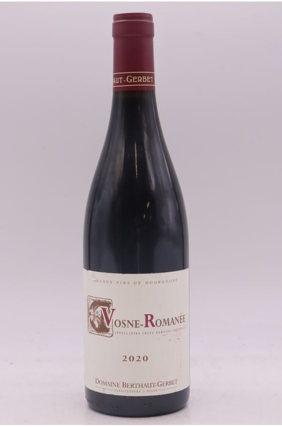 Berthaut Gerbet Vosne Romanée 2020