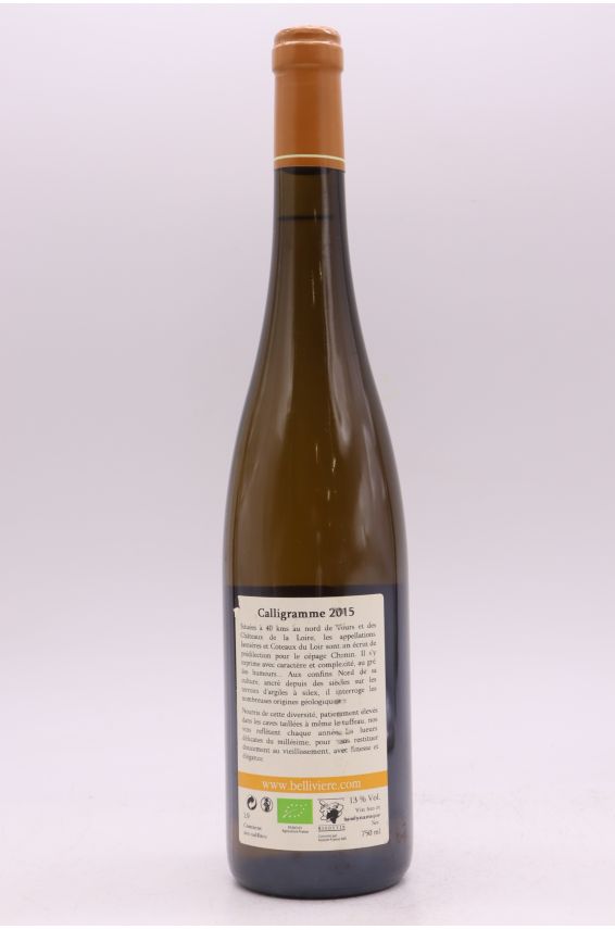 Bellivière Jasnières Calligramme 2015