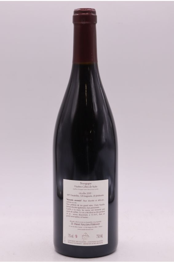 Claire Naudin Hautes Côte de Nuits Myosotis Arvensis 2019