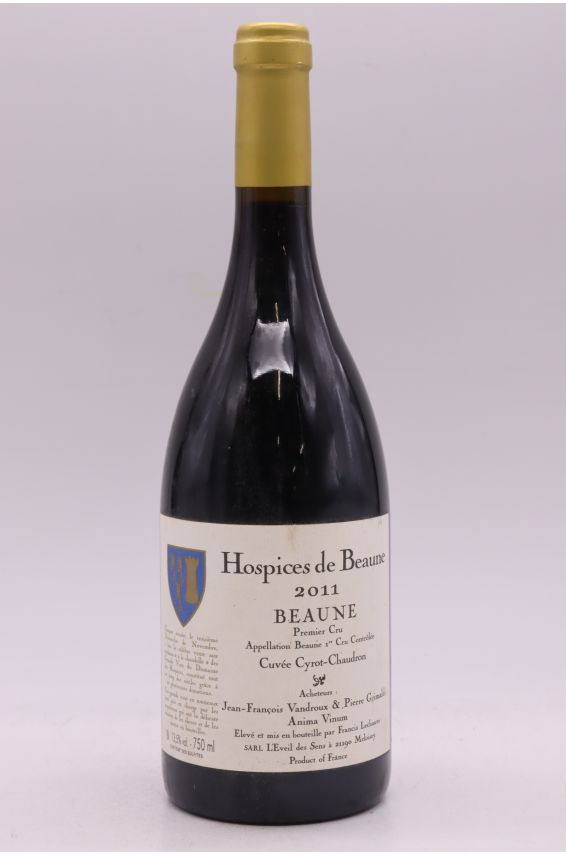 Hospices de Beaune Beaune 1er cru Cuvée Cyrot Chaudron 2011