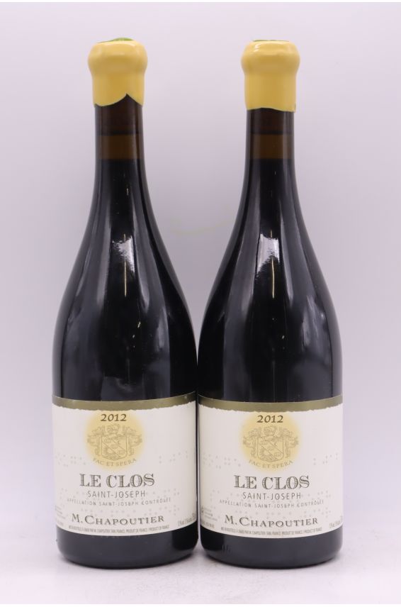 Chapoutier Saint Joseph Le Clos 2012