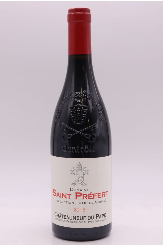 Saint Préfert Châteauneuf du Pape Collection Charles Giraud 2015