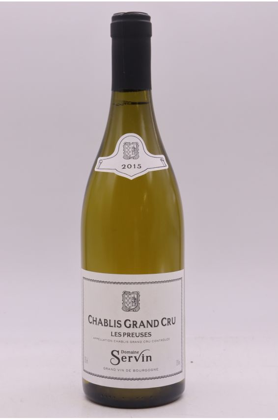 Servin Chablis Grand cru Les Preuses 2015