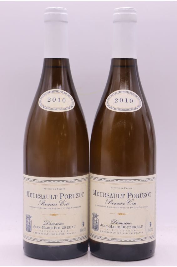 Jean Marie Bouzereau Meursault 1er cru Poruzot 2010