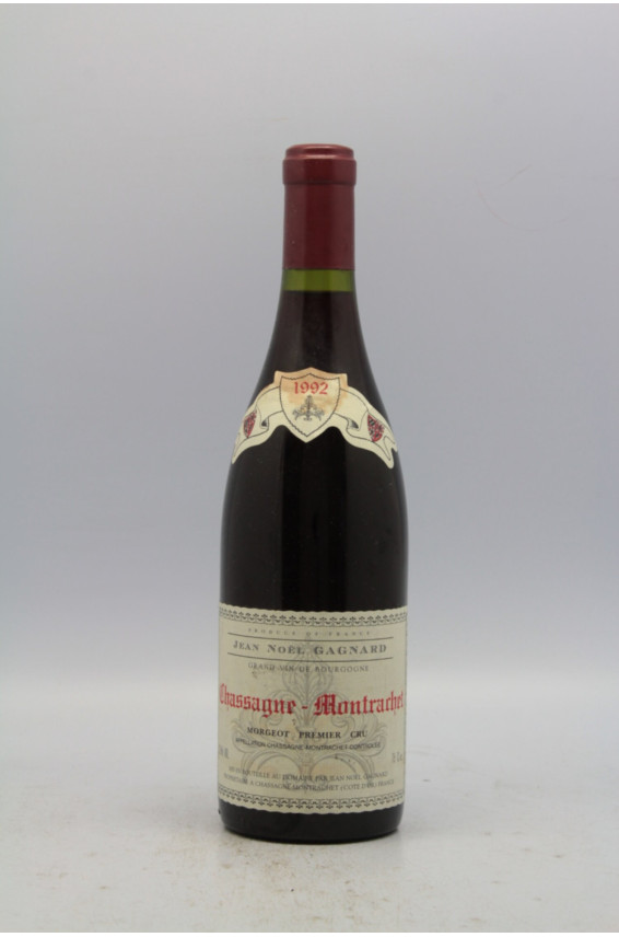 Jean Noël Gagnard Chassagne Montrachet 1er cru Morgeot 1992 rouge