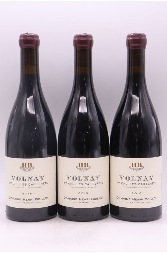 Henri Boillot Volnay 1er cru Les Caillerets 2018 OC