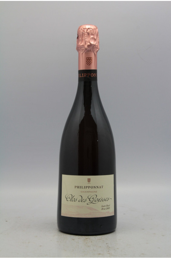 Philipponnat Clos des Goisses 2005 rosé