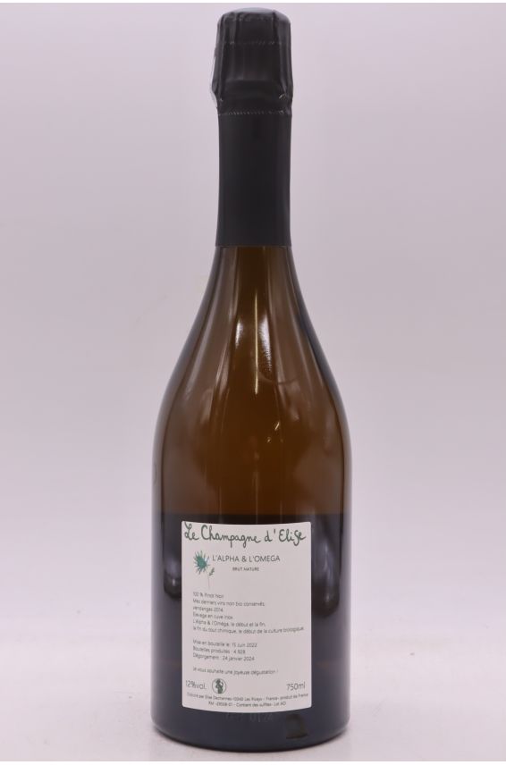 Elise Dechannes L'Alpha et L'Omega Brut Nature