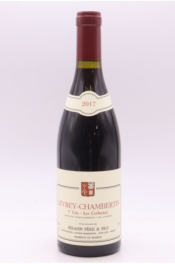 ワイン Gevrey-Chambertin 1er Cru 2017 Sérafin Gevrey Chambertin 1er cru Les Corbeaux 2017