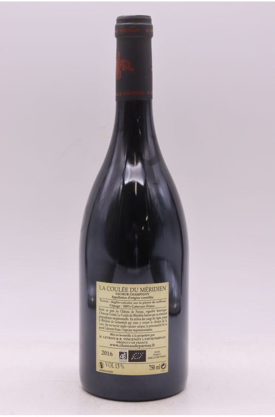 Château de Parnay Coulée du Méridien 2016
