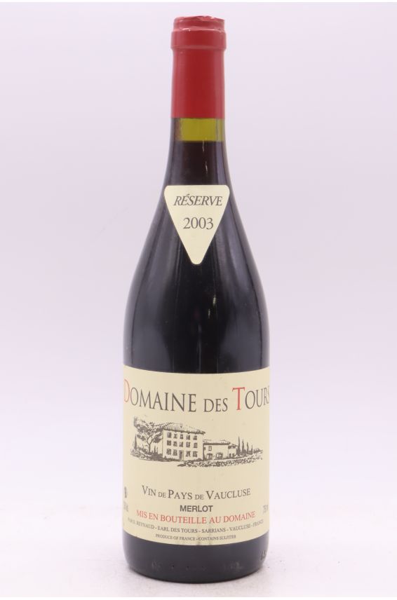 Domaine des Tours Merlot 2003