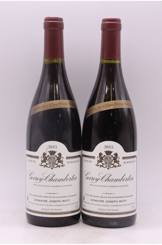 Joseph Roty Gevrey Chambertin Clos Prieur Bas 2015