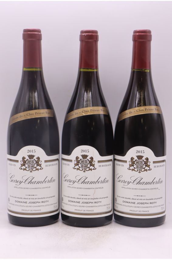 Joseph Roty Gevrey Chambertin Clos Prieur Bas 2015