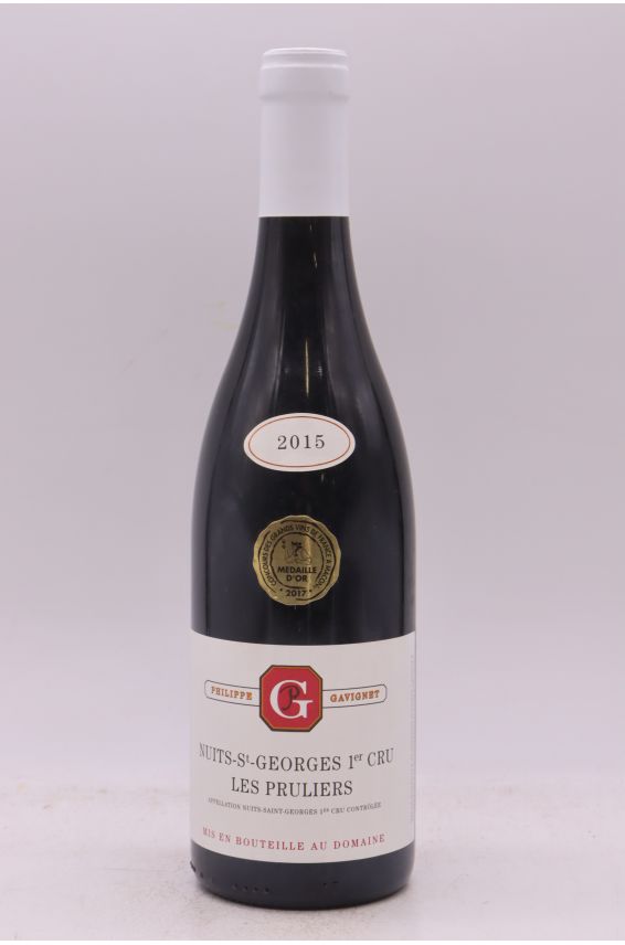 Philippe Gavignet Nuits Saint Georges 1er cru Les Pruliers 2015