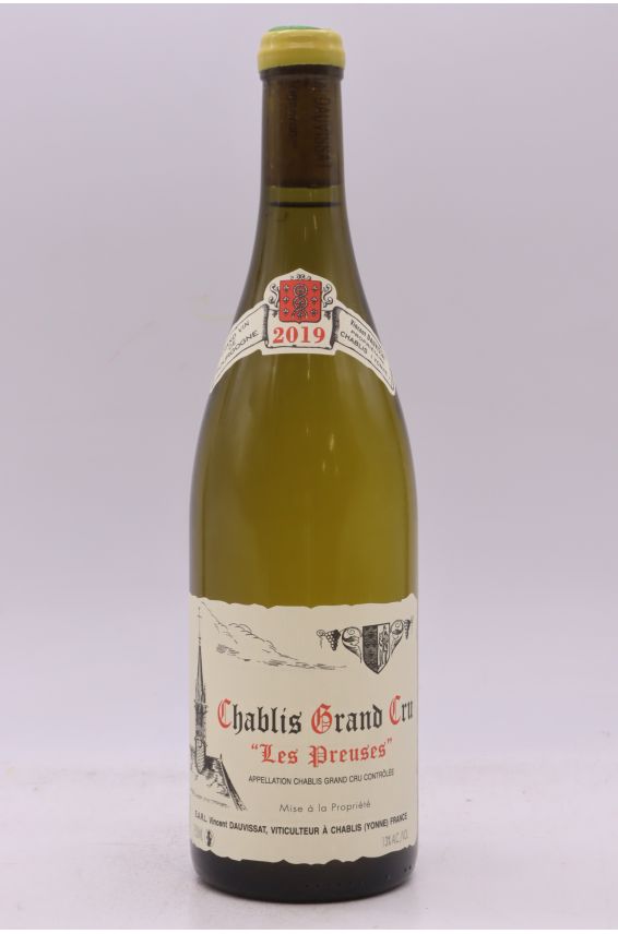 Vincent Dauvissat Chablis Grand cru Les Preuses 2019
